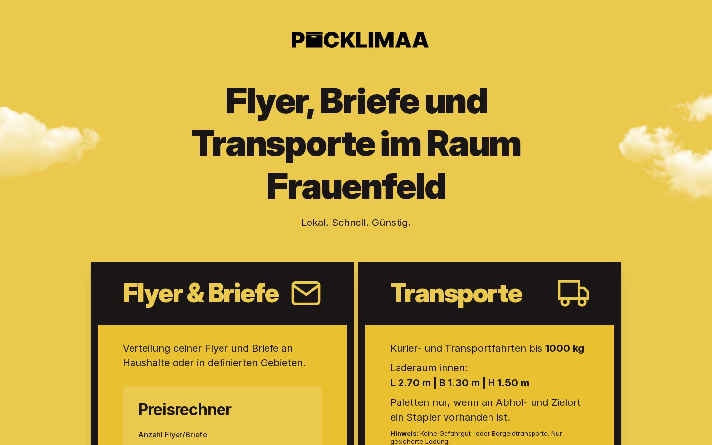 Website PÄCKLIMAA